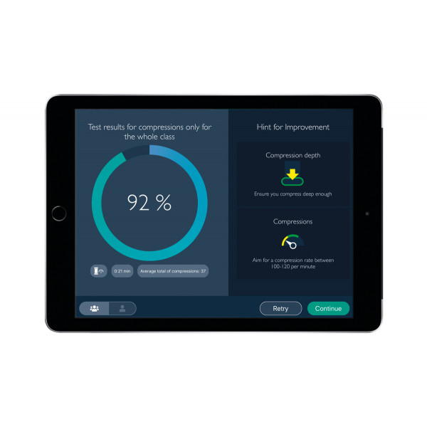 Aplikacja do informacji zwrotnej z zakresu RKO - QCPR Classroom