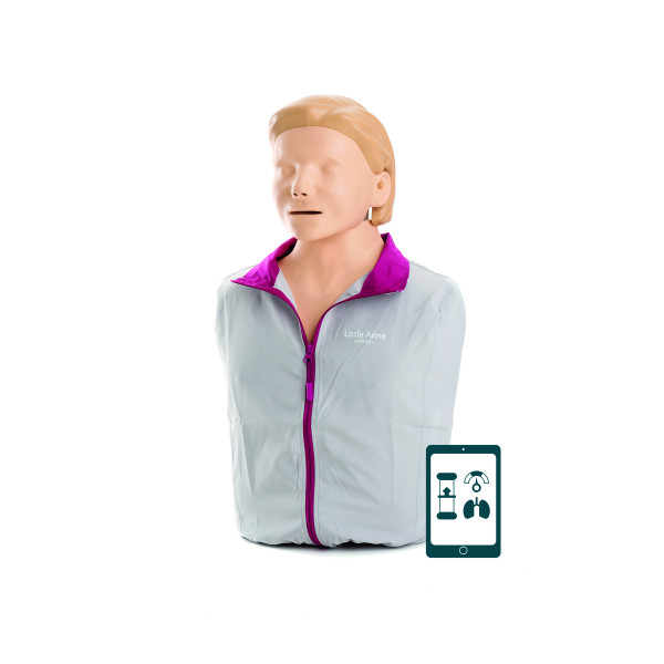 Fantom do nauki RKO osoby dorosłej z darmową aplikacją - Little Anne QCPR