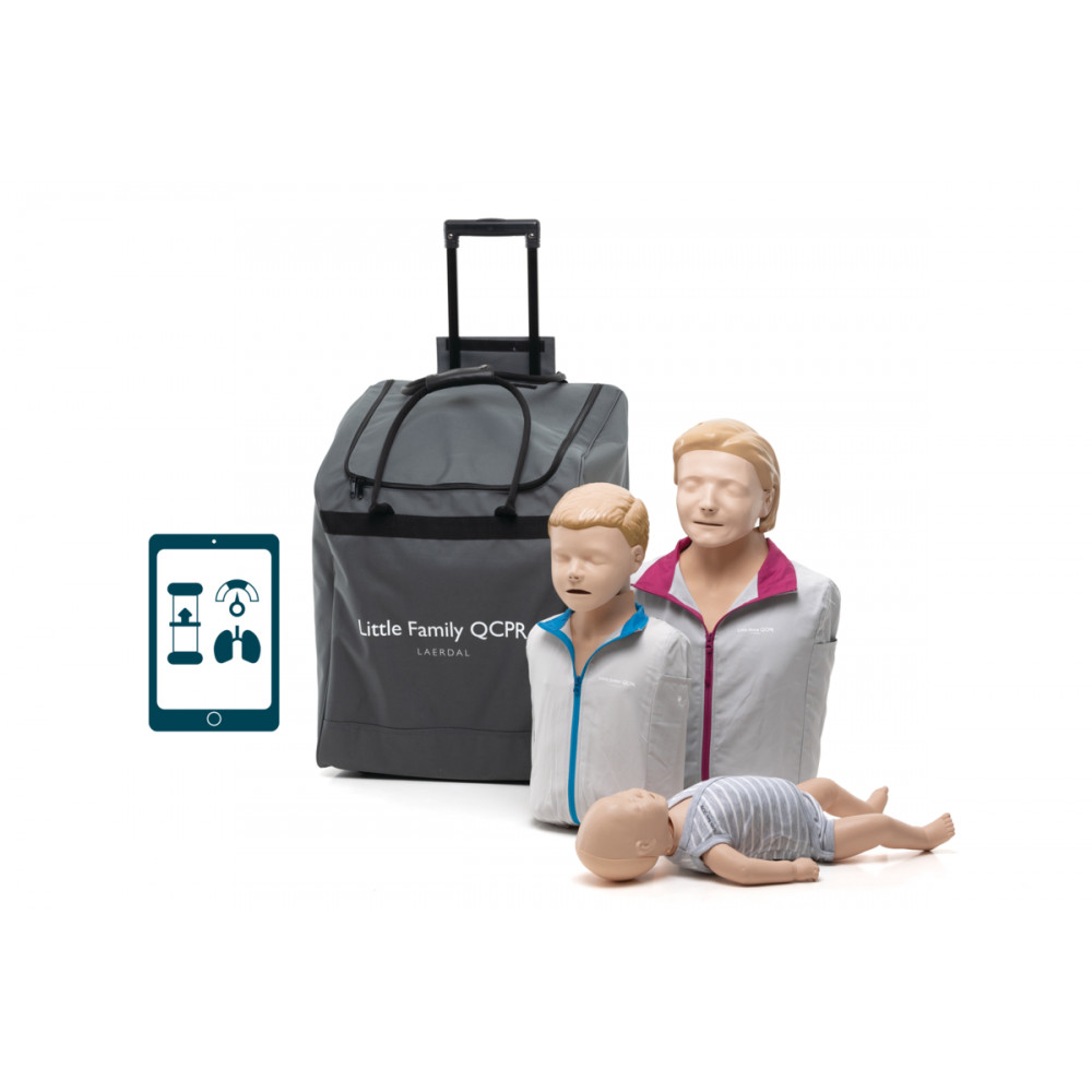 Zestaw fantomów z różnych kategorii wiekowych Little Family QCPR