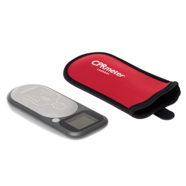 Asystent RKO CPRmeter 2 w czerwonym miękkim etui