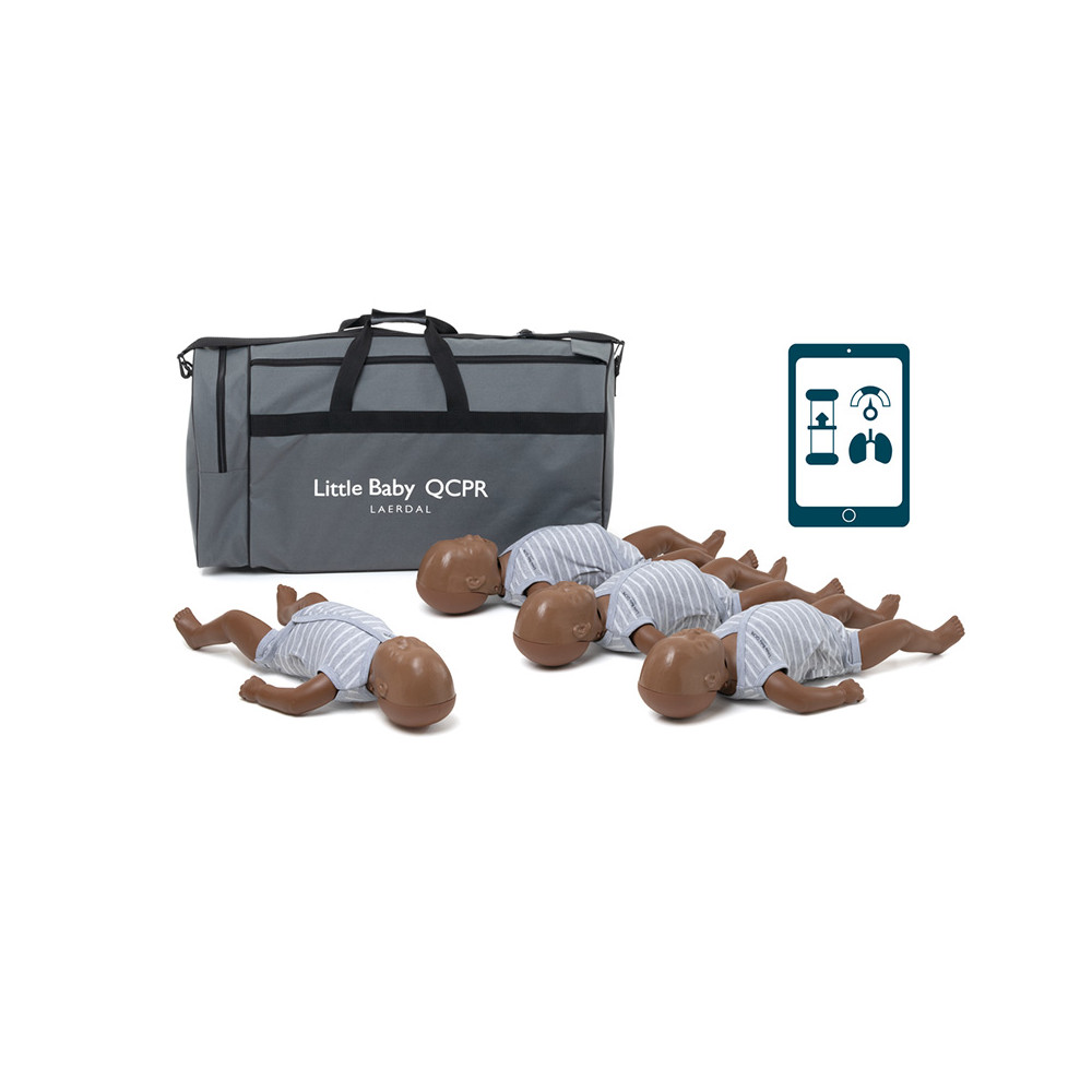 Zestaw fantomów szkoleniowych Little Baby QCPR w torbie transportowej